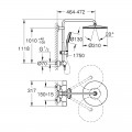 Душова система Grohe Rainshower Smartactive 310 26647000 з термостатом - Фото 1